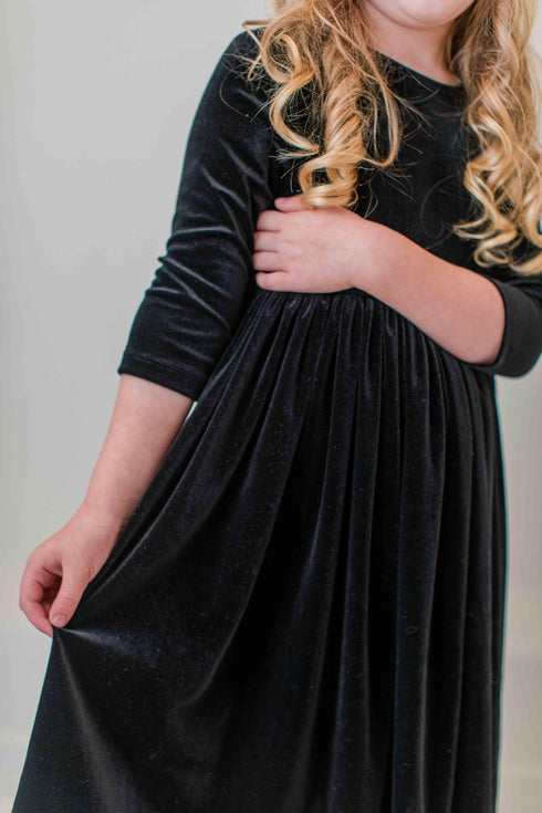black-velvet-twirl-dress Mila &  Rose - Sophia's Style--3T--4